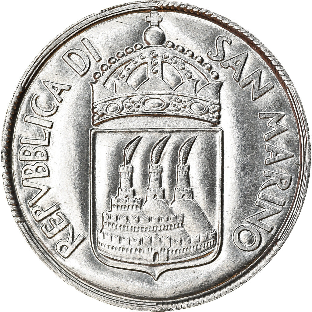 Monnaie, San Marino, 5 Lire, 1973, SPL, Aluminium, KM:24