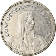 Coin, Switzerland, 5 Francs, 1983, Bern, EF(40-45), Copper-nickel, KM:40a.2