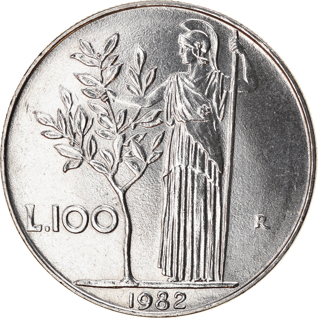 Monnaie, Italie, 100 Lire, 1982, Rome, SUP+, Stainless Steel, KM:96.1