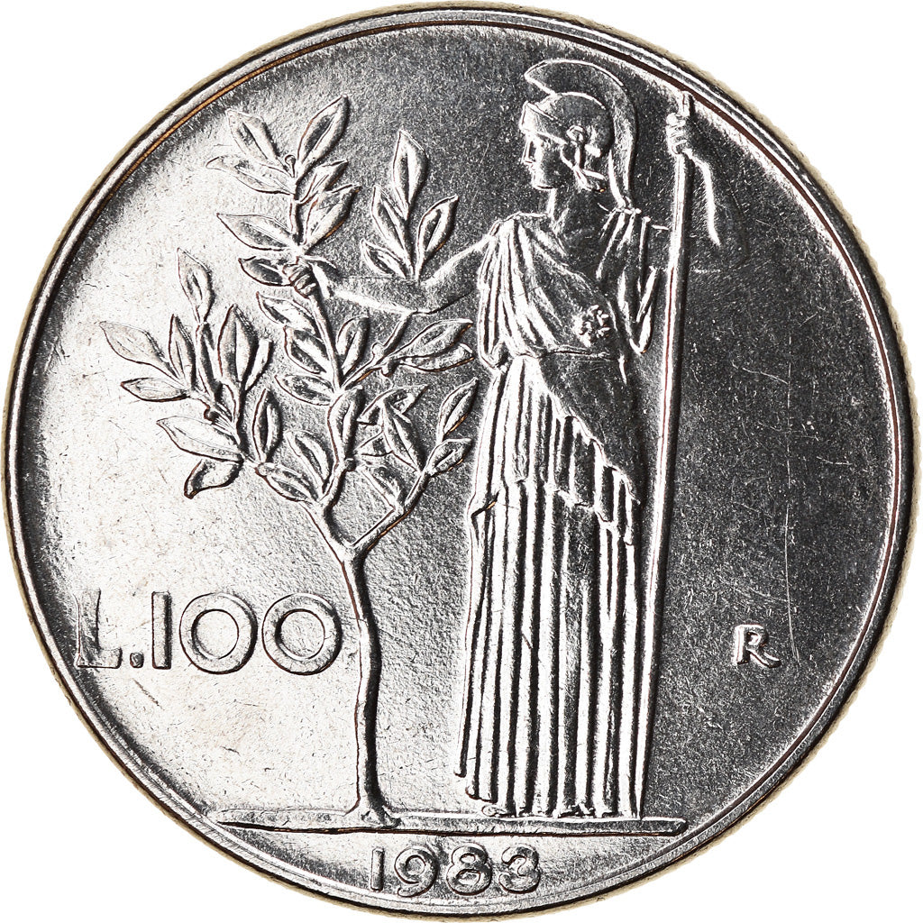 Münze, Italien, 100 Lire, 1983, Rome, STGL, Stainless Steel, KM:96.1
