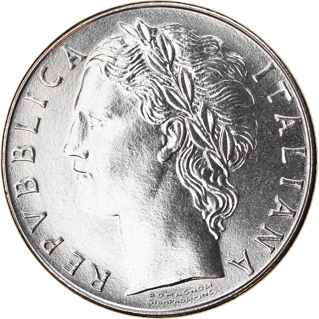 Coin, Italy, 100 Lire, 1984, Rome, MS(63), Stainless Steel, KM:96.1