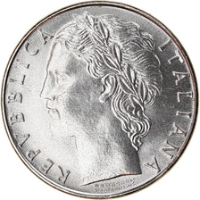 Coin, Italy, 100 Lire, 1986, Rome, MS(63), Stainless Steel, KM:96.1