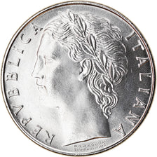 Coin, Italy, 100 Lire, 1987, Rome, AU(55-58), Stainless Steel, KM:96.1