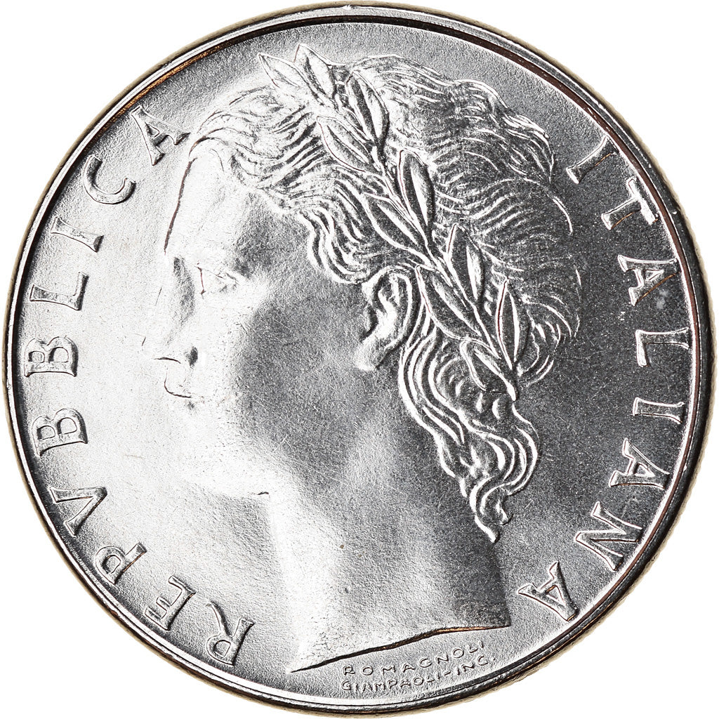 Coin, Italy, 100 Lire, 1988, Rome, MS(63), Stainless Steel, KM:96.1