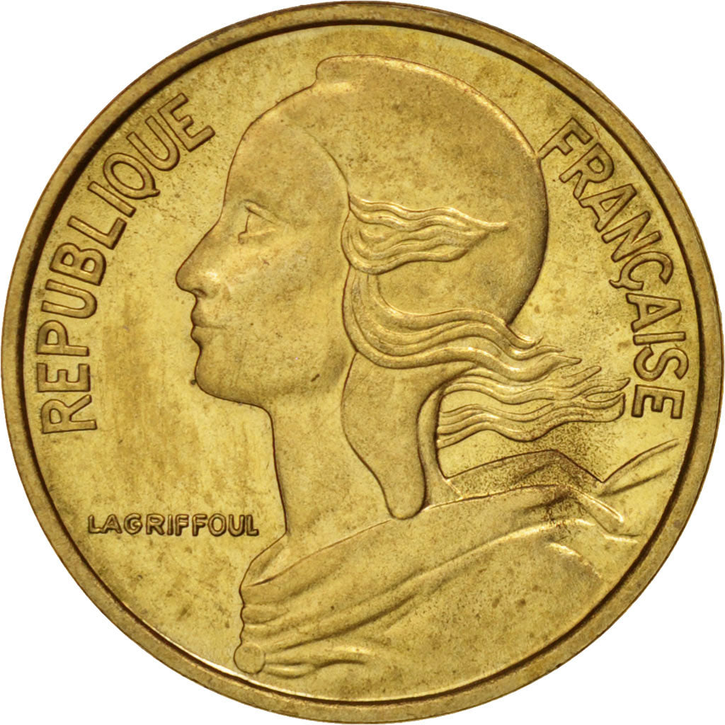 France, 5 Centimes, 1966, AU(55-58), Aluminum-Bronze, KM:E113, Gadoury:175