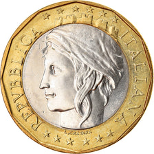 Coin, Italy, 1000 Lire, 2000, Rome, AU(50-53), Bi-Metallic, KM:194