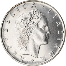 Coin, Italy, 50 Lire, 1968, Rome, MS(63), Stainless Steel, KM:95.1