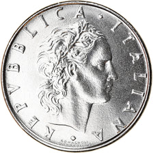 Coin, Italy, 50 Lire, 1982, Rome, MS(63), Stainless Steel, KM:95.1