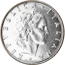 Coin, Italy, 50 Lire, 1984, Rome, MS(60-62), Stainless Steel, KM:95.1