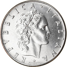 Moneta, Italia, 50 Lire, 1985, Rome, SPL, Acciaio inossidabile, KM:95.1