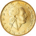 Coin, Italy, 200 Lire, 2001, Rome, MS(63), Aluminum-Bronze, KM:105