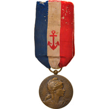 France, Marine Marchande, Courage et Dévouement, Shipping, Medal, 1936, Very