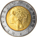 Moneta, Italia, 500 Lire, 1987, Rome, SPL-, Bi-metallico, KM:111