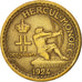 Monaco, Louis II, 50 Centimes, 1924, Poissy, EF(40-45), Aluminum-Bronze, KM:110
