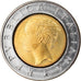 Moneta, Włochy, 500 Lire, 1992, Rome, AU(50-53), Bimetaliczny, KM:111