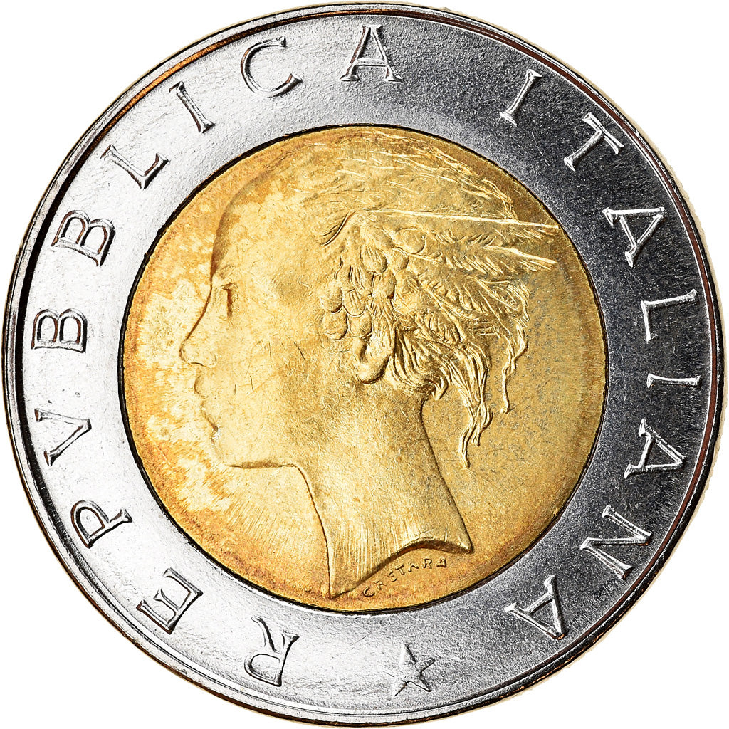 Coin, Italy, 500 Lire, 2000, Rome, MS(63), Bi-Metallic, KM:111