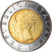 Coin, Italy, 500 Lire, 2000, Rome, MS(63), Bi-Metallic, KM:111