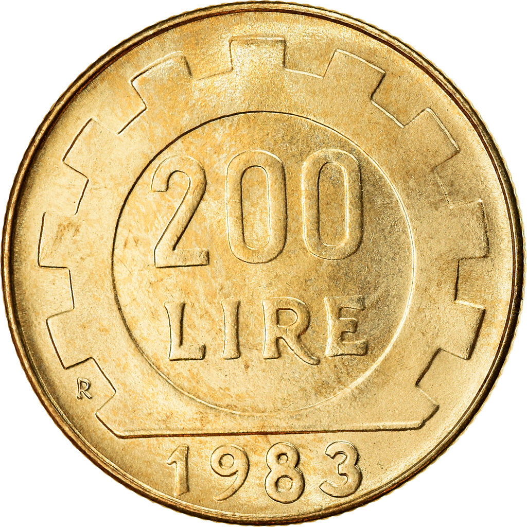 Moneda, Italia, 200 Lire, 1983, Rome, EBC, Aluminio - bronce, KM:105