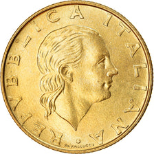 Coin, Italy, 200 Lire, 1985, Rome, AU(55-58), Aluminum-Bronze, KM:105