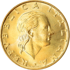 Coin, Italy, 200 Lire, 1987, Rome, MS(63), Aluminum-Bronze, KM:105