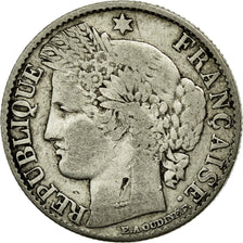 Coin, France, Cérès, 50 Centimes, 1882, Paris, VF(20-25), Silver, KM:834.1