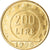 Moneda, Italia, 200 Lire, 1998, Rome, MBC+, Aluminio - bronce, KM:105