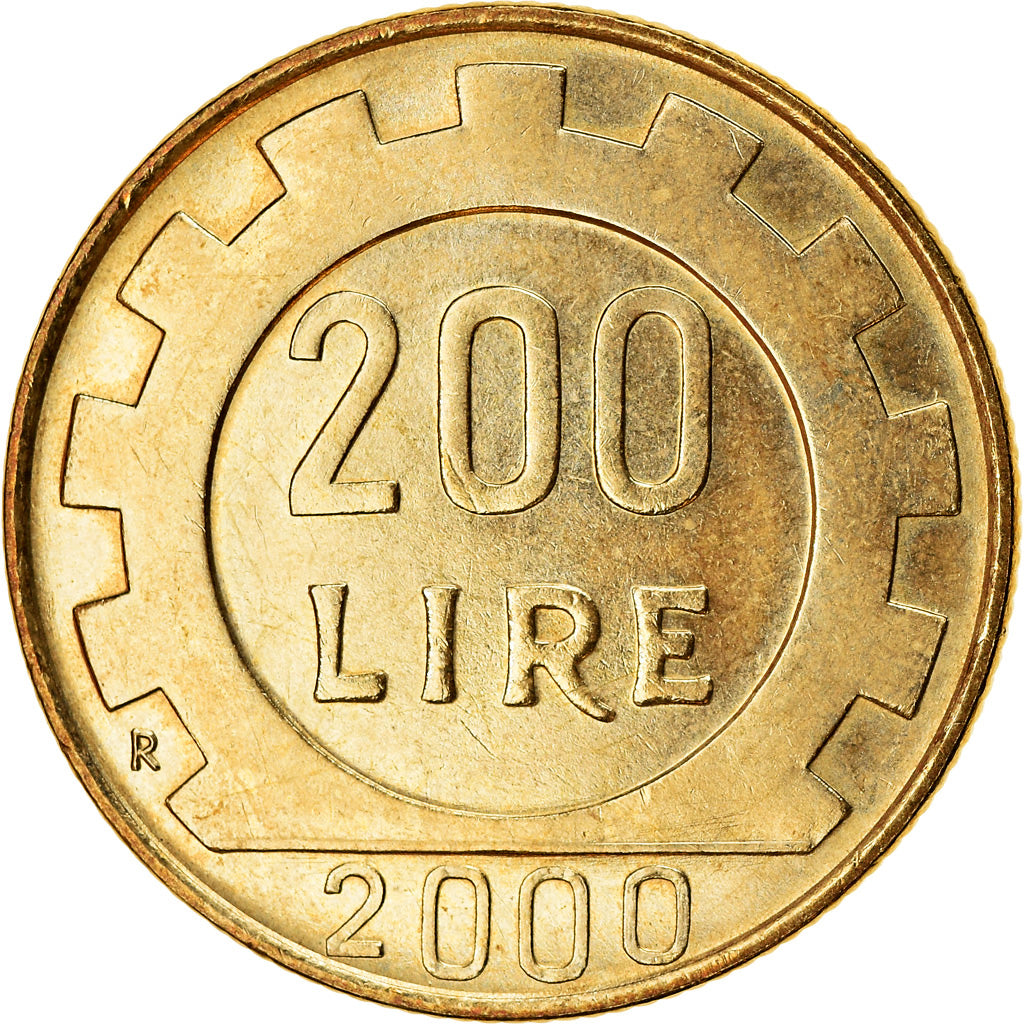 Monnaie, Italie, 200 Lire, 2000, Rome, SUP, Aluminum-Bronze, KM:105