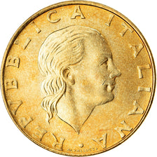 Coin, Italy, 200 Lire, 2001, Rome, AU(50-53), Aluminum-Bronze, KM:105