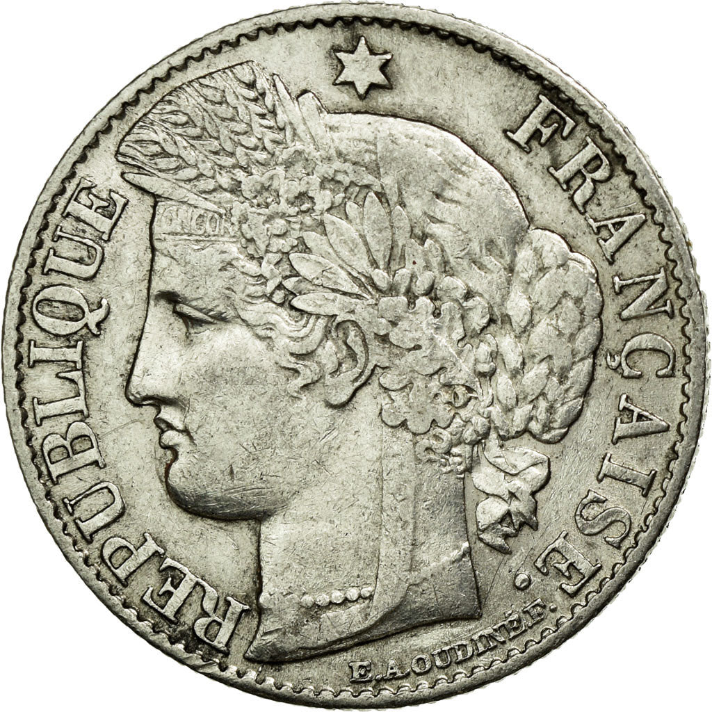 Coin, France, Cérès, 50 Centimes, 1895, Paris, AU(50-53), Silver, KM:834.1