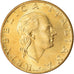 Coin, Italy, 200 Lire, 1990, Rome, AU(50-53), Aluminum-Bronze, KM:135