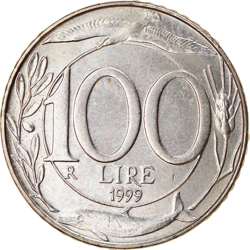 Münze, Italien, 100 Lire, 1999, Rome, SS+, Copper-nickel, KM:159