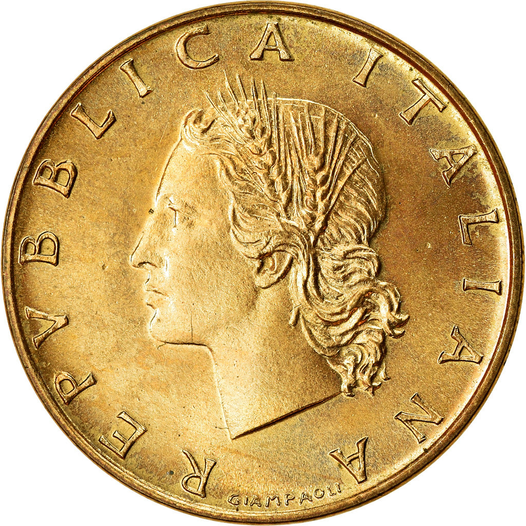 Coin, Italy, 20 Lire, 1968, Rome, EF(40-45), Aluminum-Bronze, KM:97.2