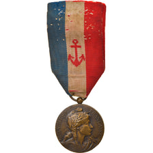Francja, Marine Marchande, Courage et Dévouement, Wysyłka, Medal, 1935, Bardzo