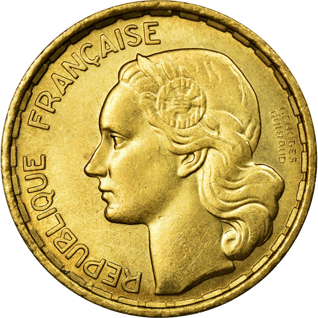 Coin, France, Guiraud, 20 Francs, 1950, Beaumont le Roger, MS(65-70)