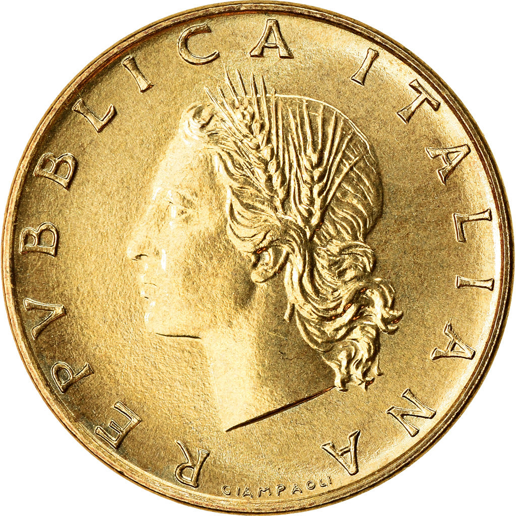 Coin, Italy, 20 Lire, 1984, Rome, MS(60-62), Aluminum-Bronze, KM:97.2