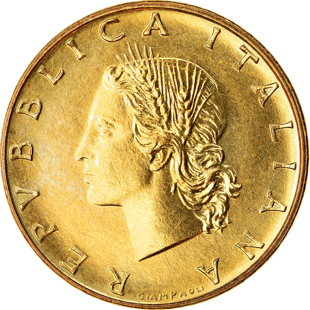 Coin, Italy, 20 Lire, 1986, Rome, MS(63), Aluminum-Bronze, KM:97.2
