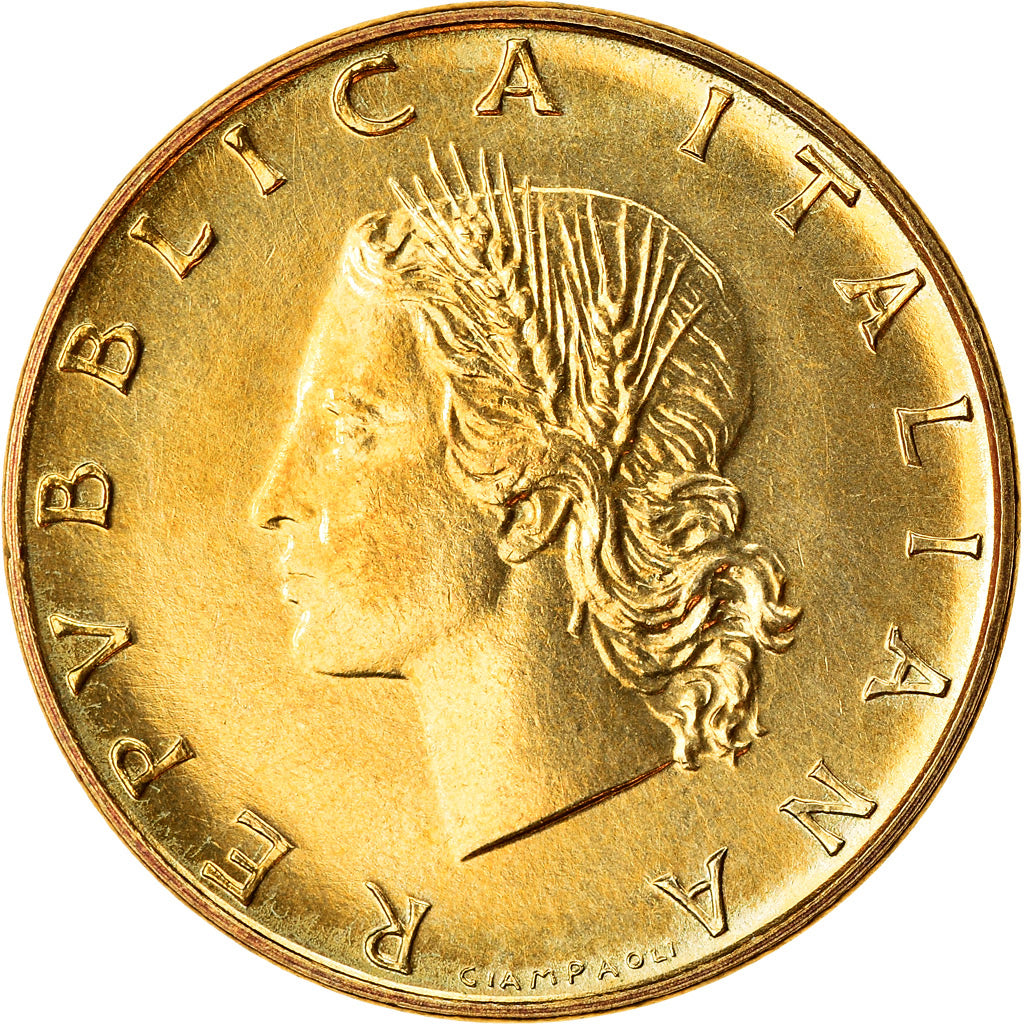 Coin, Italy, 20 Lire, 1986, Rome, AU(55-58), Aluminum-Bronze, KM:97.2