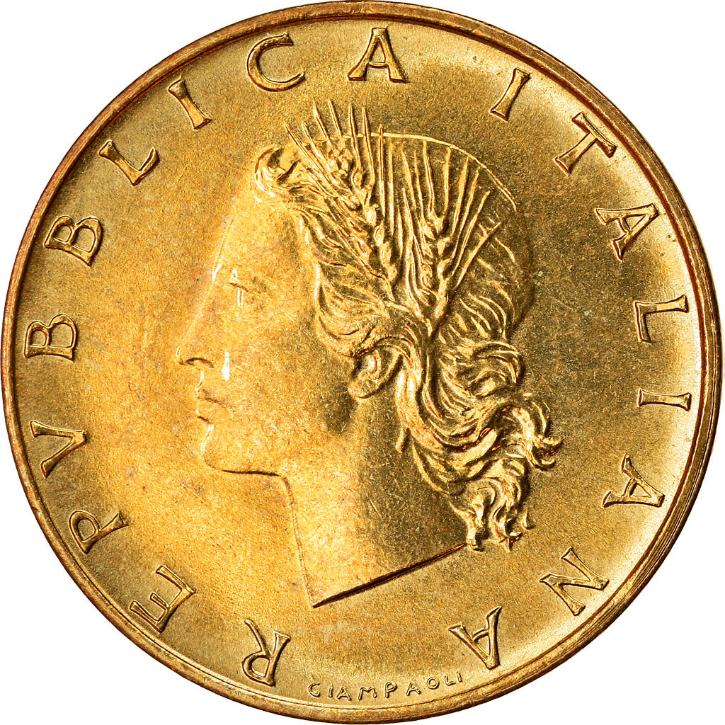 Coin, Italy, 20 Lire, 1988, Rome, AU(55-58), Aluminum-Bronze, KM:97.2