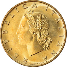 Coin, Italy, 20 Lire, 1992, Rome, MS(60-62), Aluminum-Bronze, KM:97.2