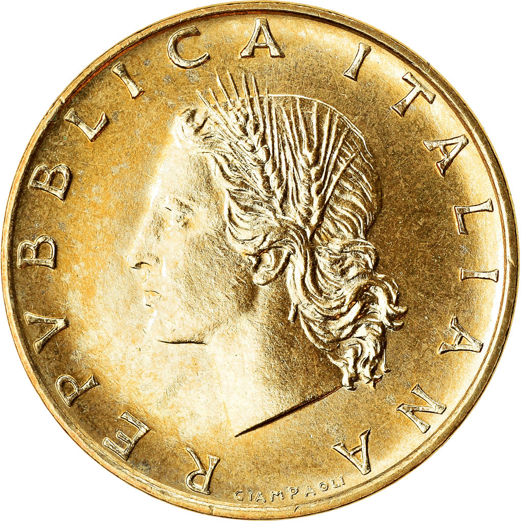 Coin, Italy, 20 Lire, 2001, Rome, AU(50-53), Aluminum-Bronze, KM:97.2