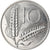 Coin, Italy, 10 Lire, 1982, Rome, MS(63), Aluminum, KM:93
