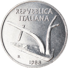Münze, Italien, 10 Lire, 1988, Rome, VZ, Aluminium, KM:93