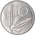 Moneda, Italia, 10 Lire, 1991, Rome, MBC, Aluminio, KM:93