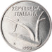 Coin, Italy, 10 Lire, 1993, Rome, AU(55-58), Aluminum, KM:93