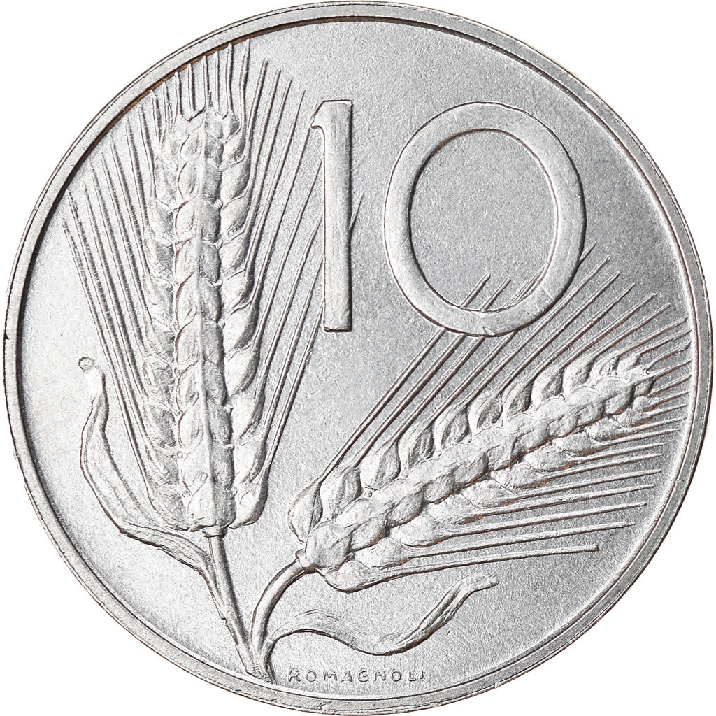 Munten, Italië, 10 Lire, 1994, Rome, ZF, Aluminium, KM:93