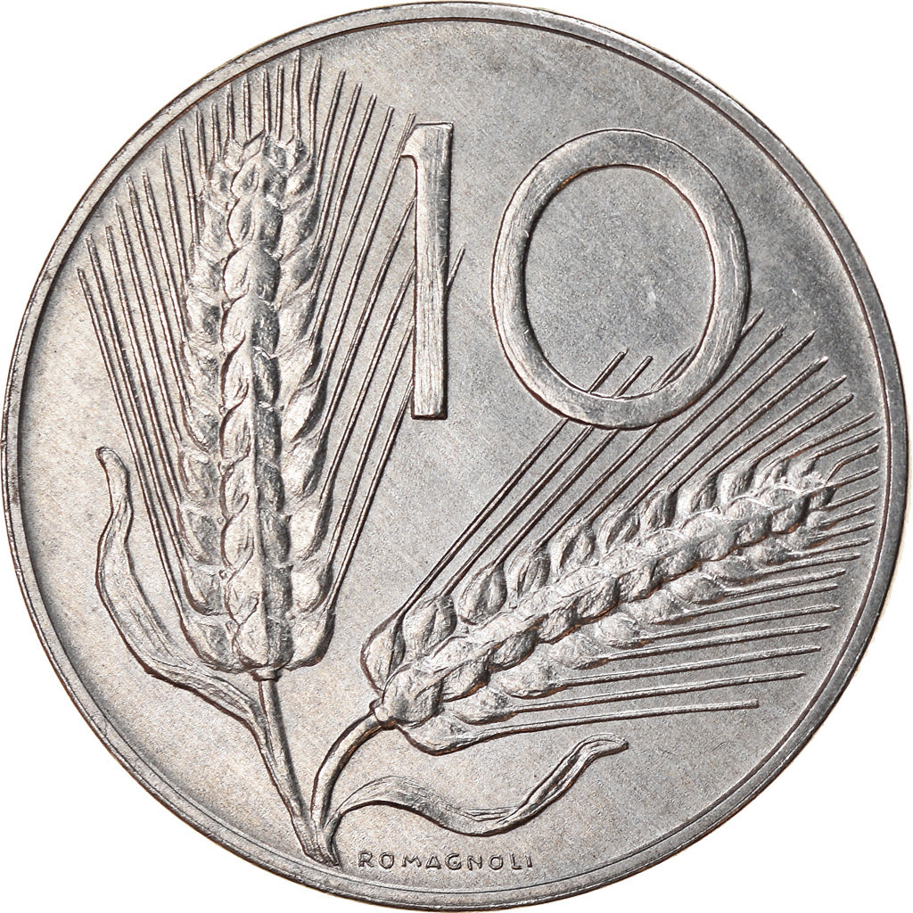 Coin, Italy, 10 Lire, 1999, Rome, EF(40-45), Aluminum, KM:93