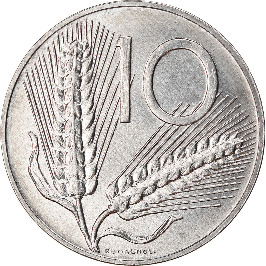 Coin, Italy, 10 Lire, 2000, Rome, EF(40-45), Aluminum, KM:93