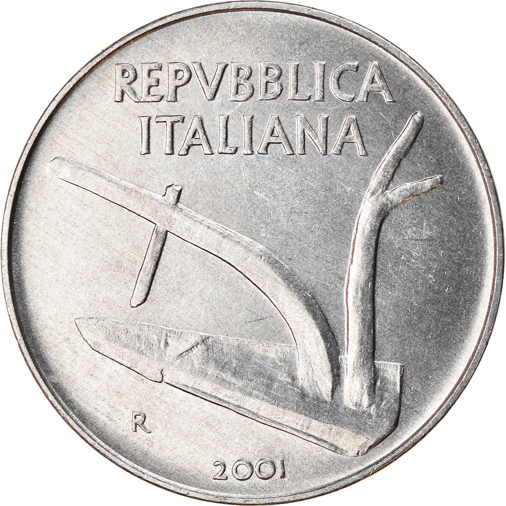 Monnaie, Italie, 10 Lire, 2001, Rome, TTB+, Aluminium, KM:93