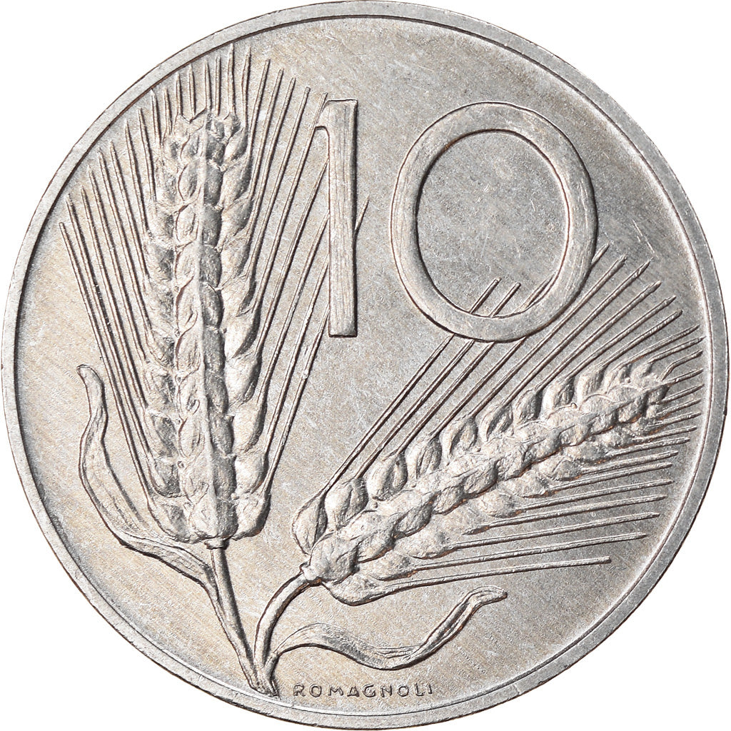 Coin, Italy, 10 Lire, 2001, Rome, EF(40-45), Aluminum, KM:93