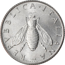Coin, Italy, 2 Lire, 1968, Rome, AU(55-58), Aluminum, KM:94
